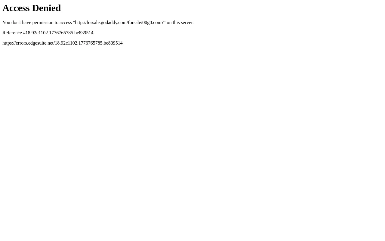 Screenshot of 00g0.com