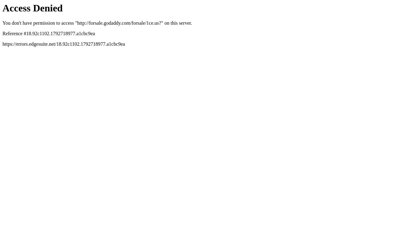 Screenshot of 1ce.us