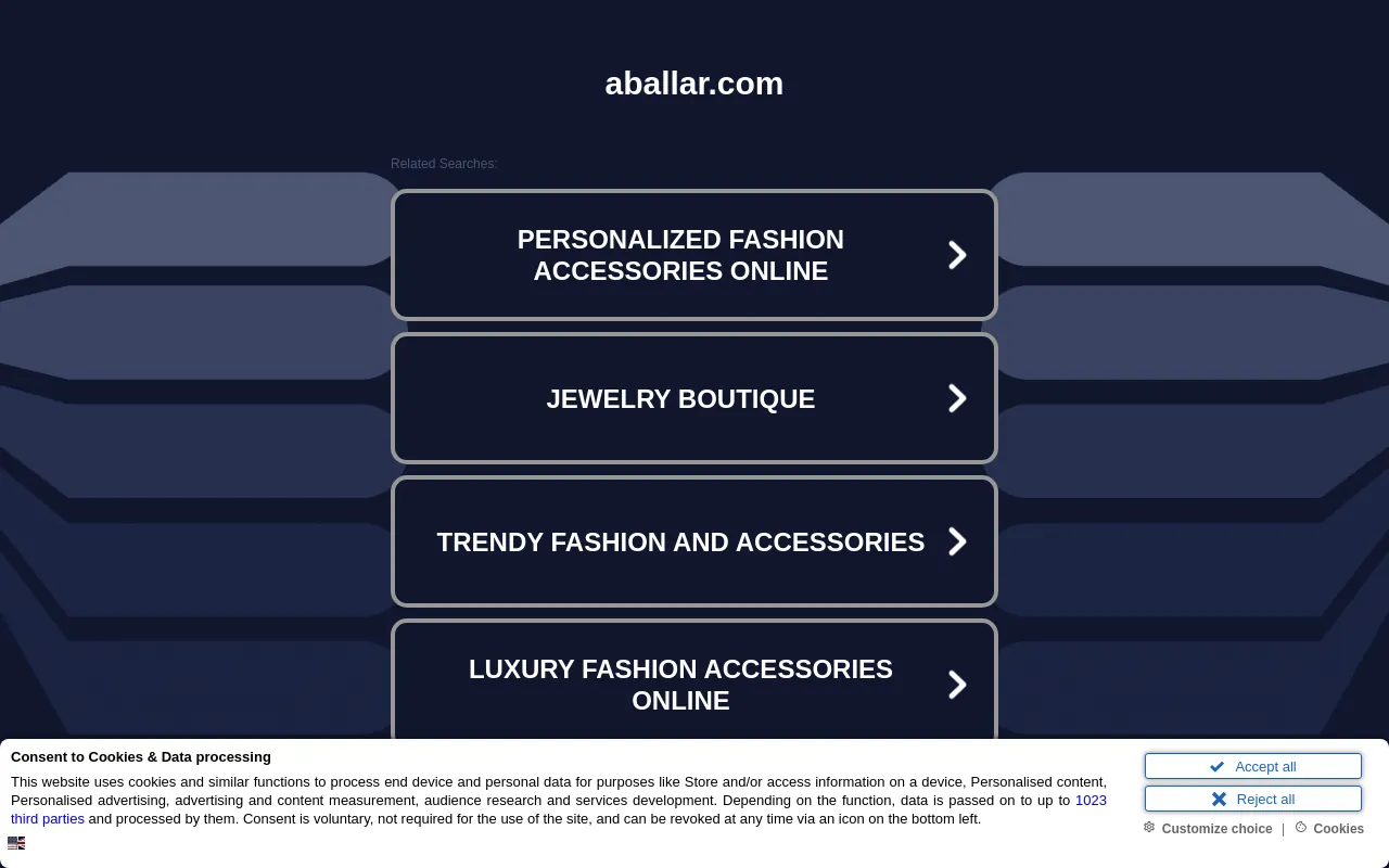 Screenshot of aballar.com