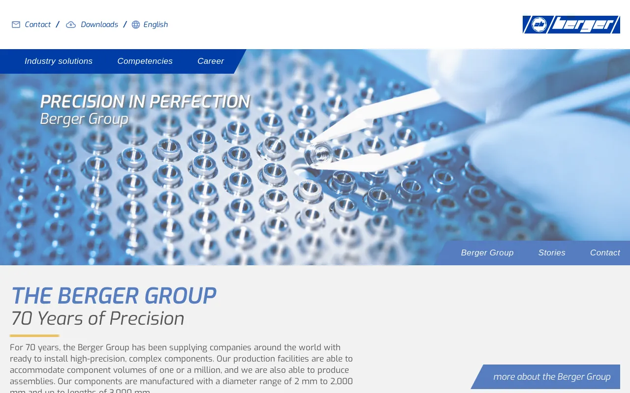 Screenshot of aberger.de