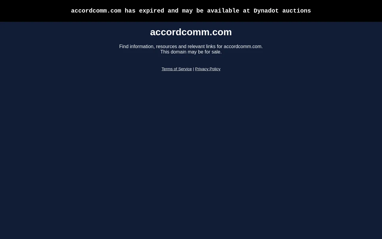 Screenshot of accordcomm.com