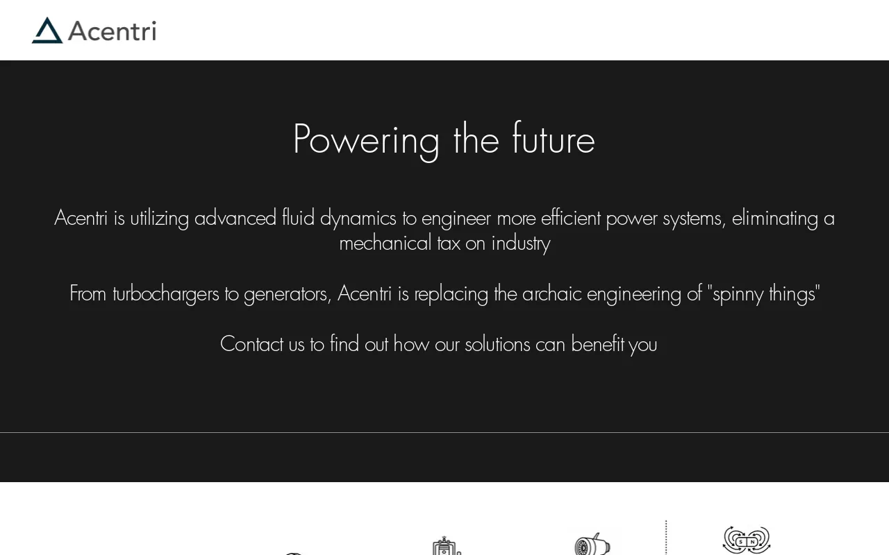 Screenshot of acentri.com
