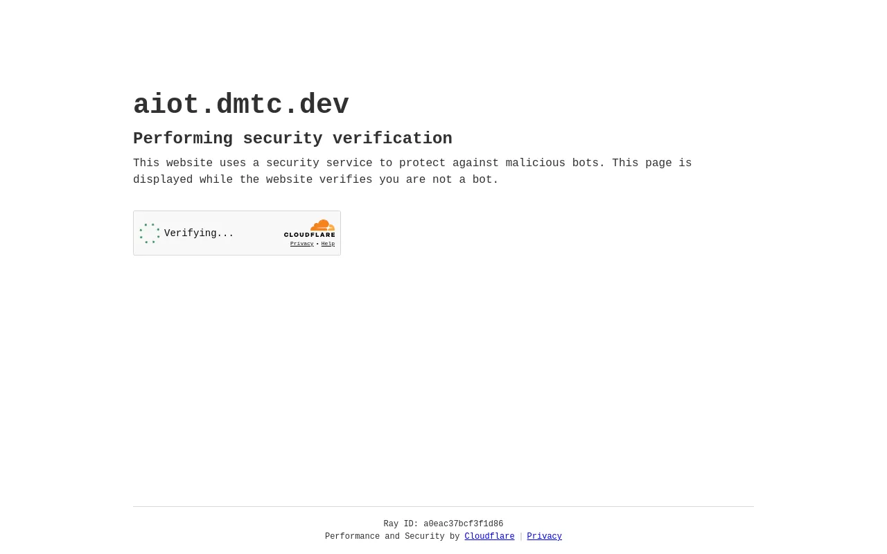 Screenshot of aiot.dmtc.dev