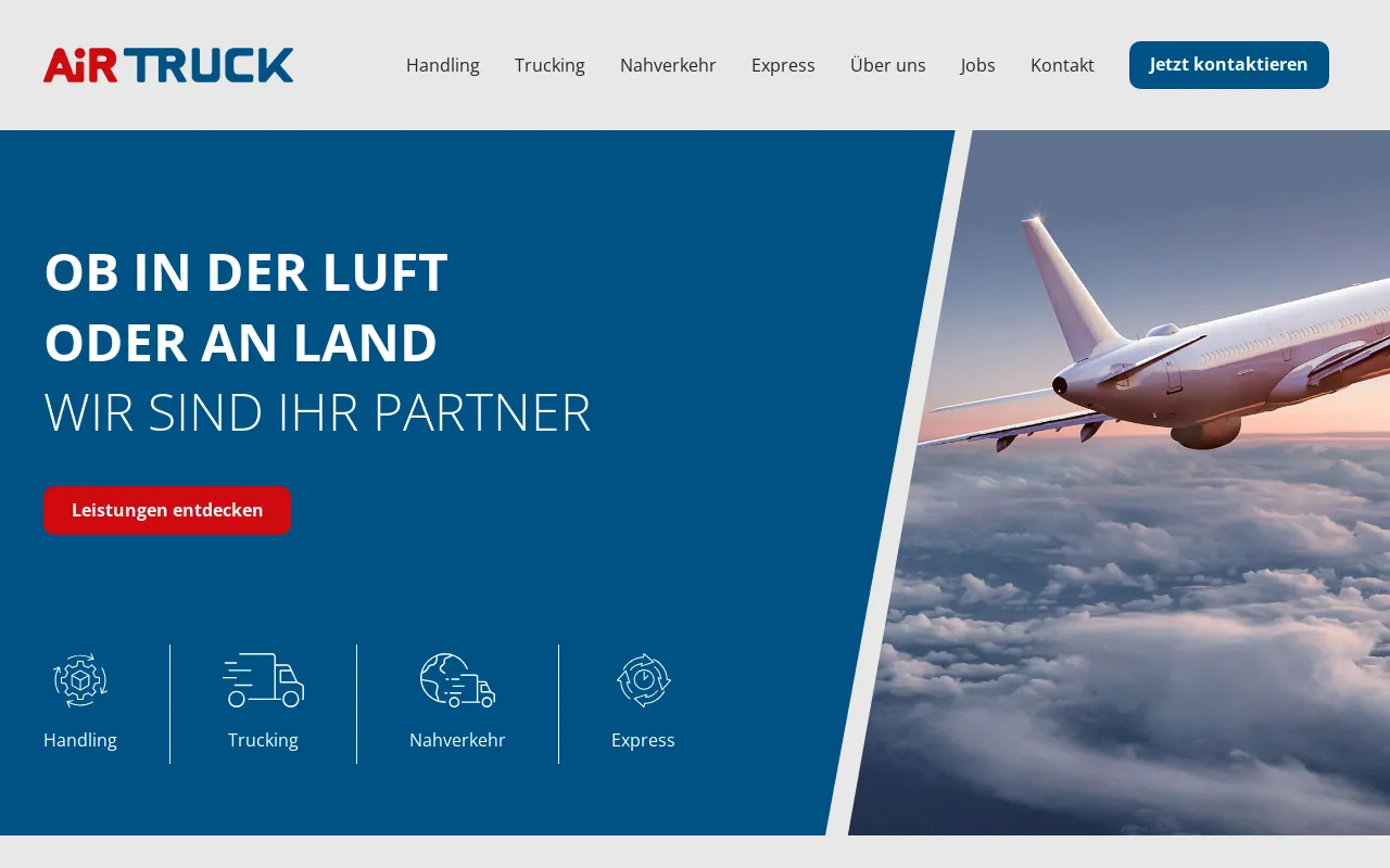 Screenshot of airtruck.net