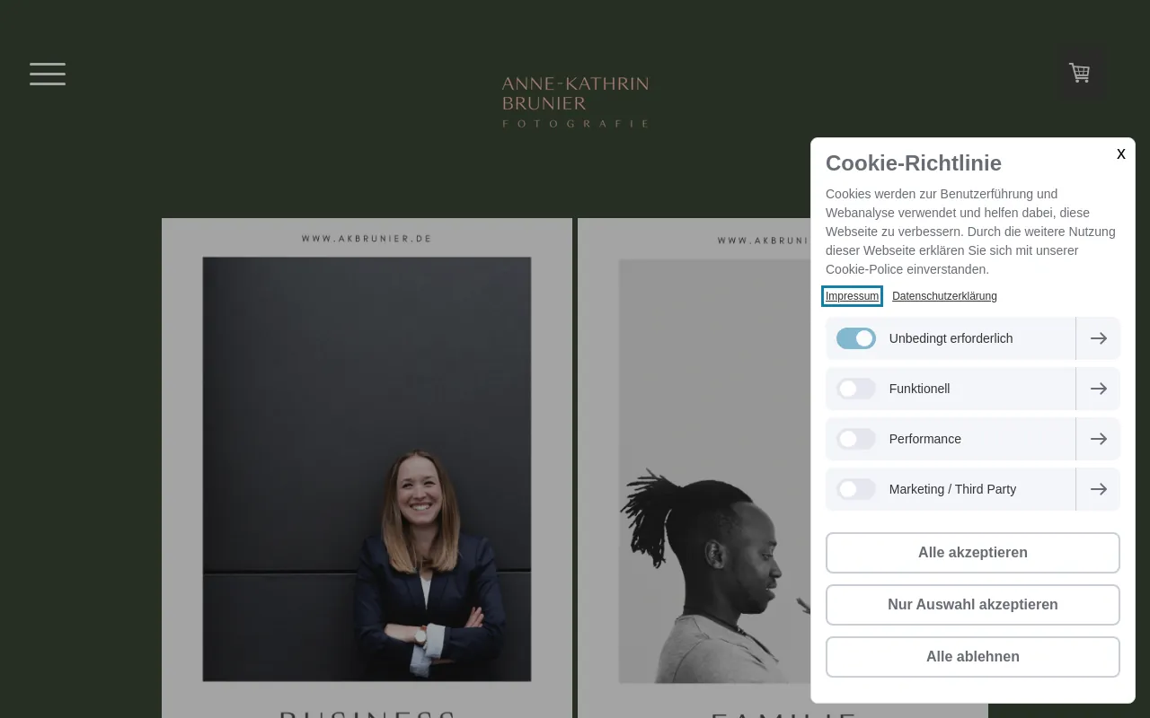 Screenshot of akbrunier.de