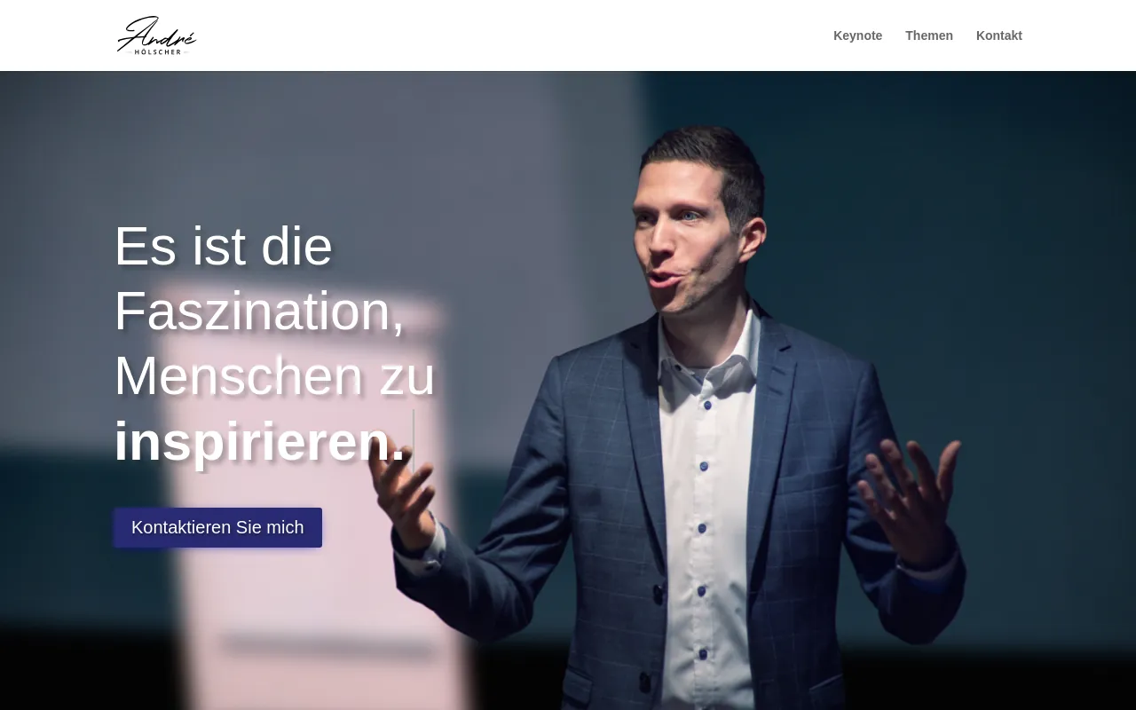 Screenshot of andrehoelscher.de