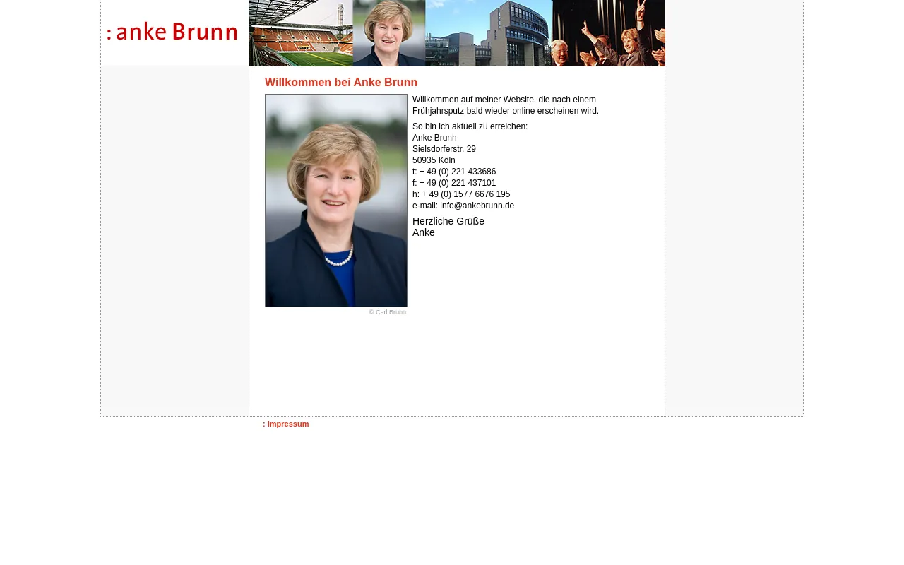 Screenshot of ankebrunn.de