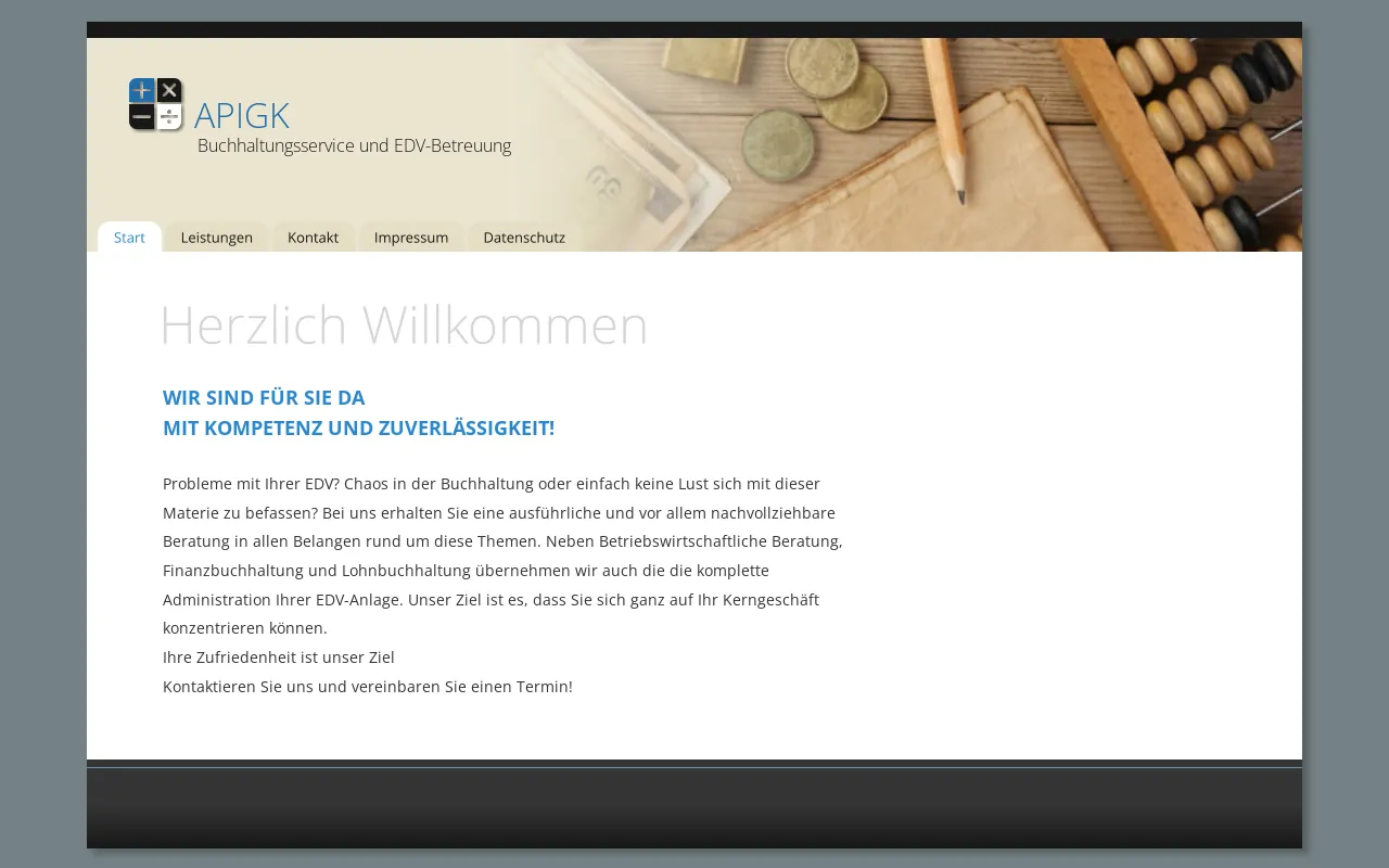 Screenshot of apigk.de
