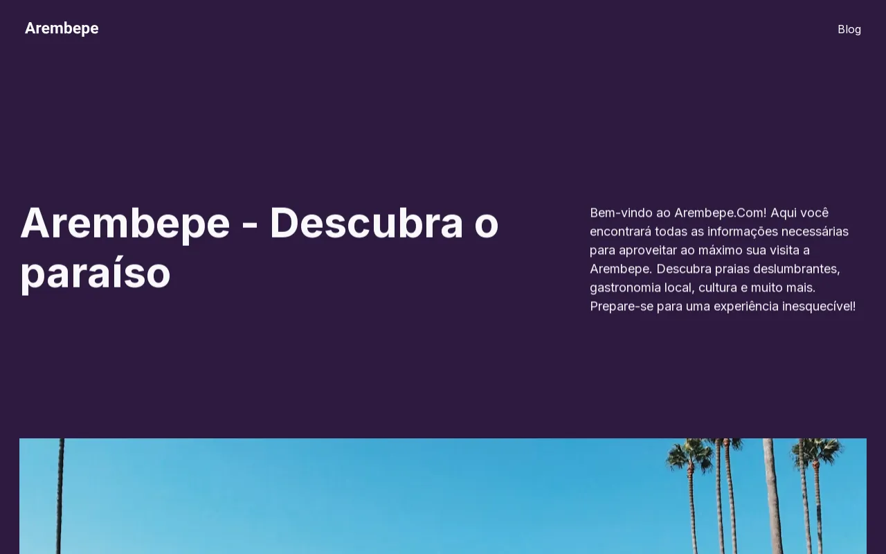 Screenshot of arembepe.com