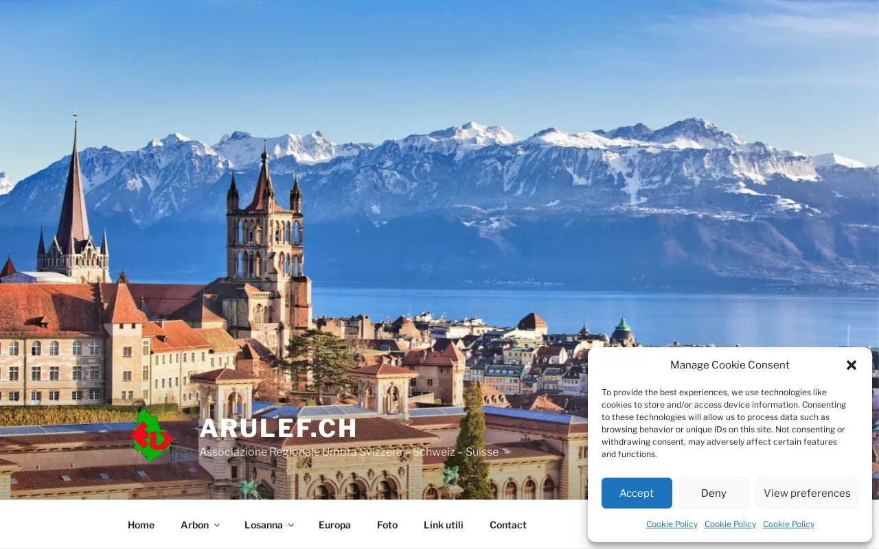 Screenshot of arulef.ch