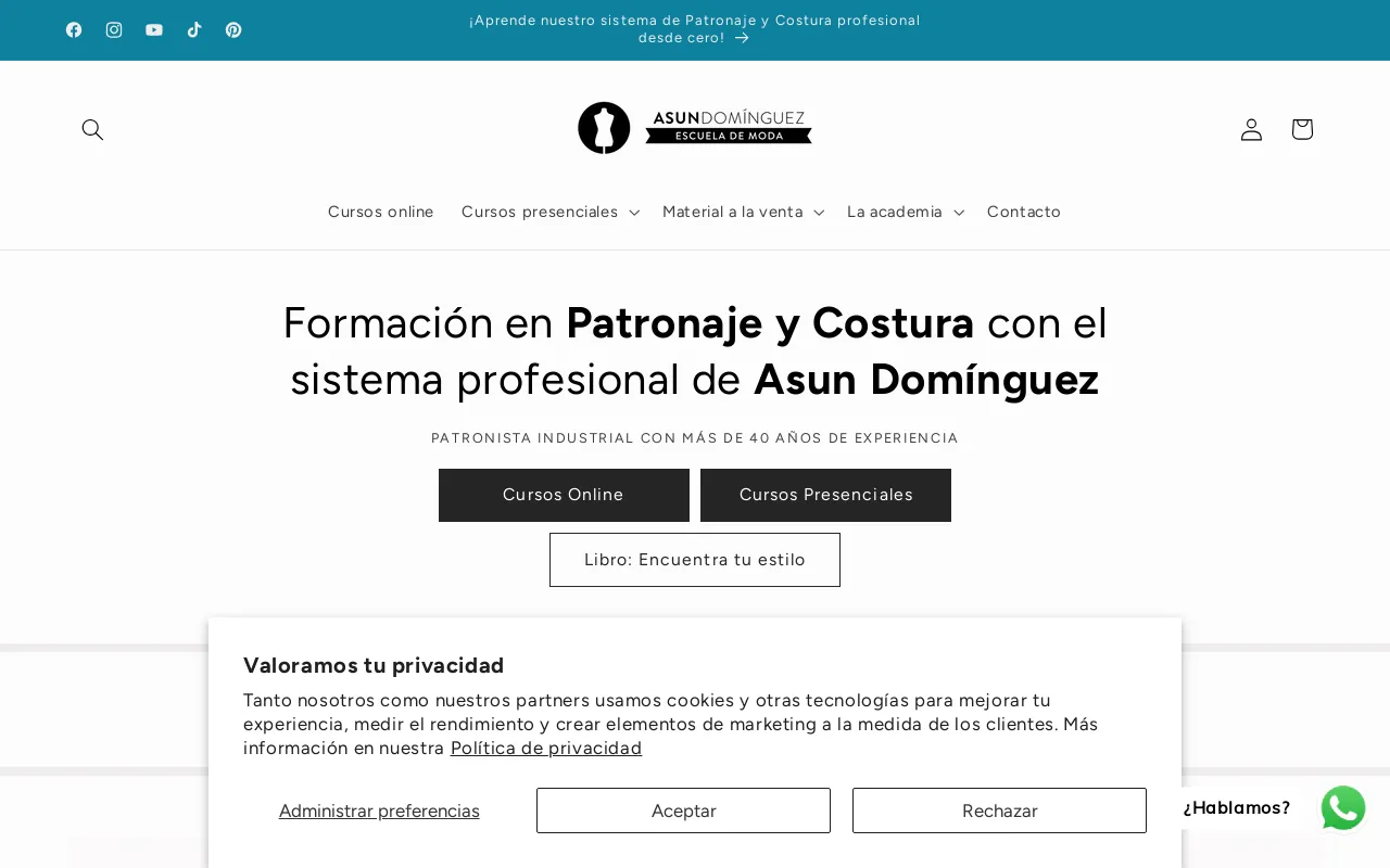Screenshot of asundominguez.com