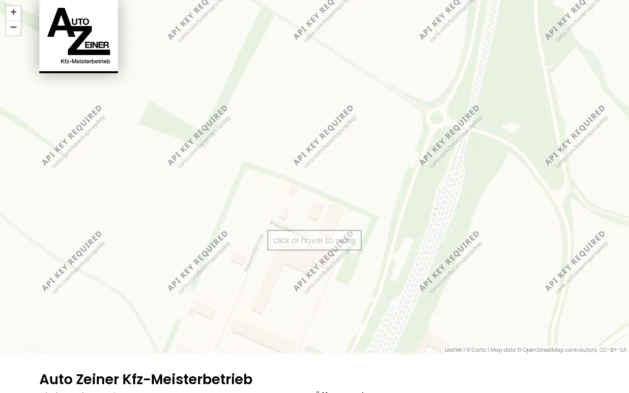 Screenshot of autozeiner.de