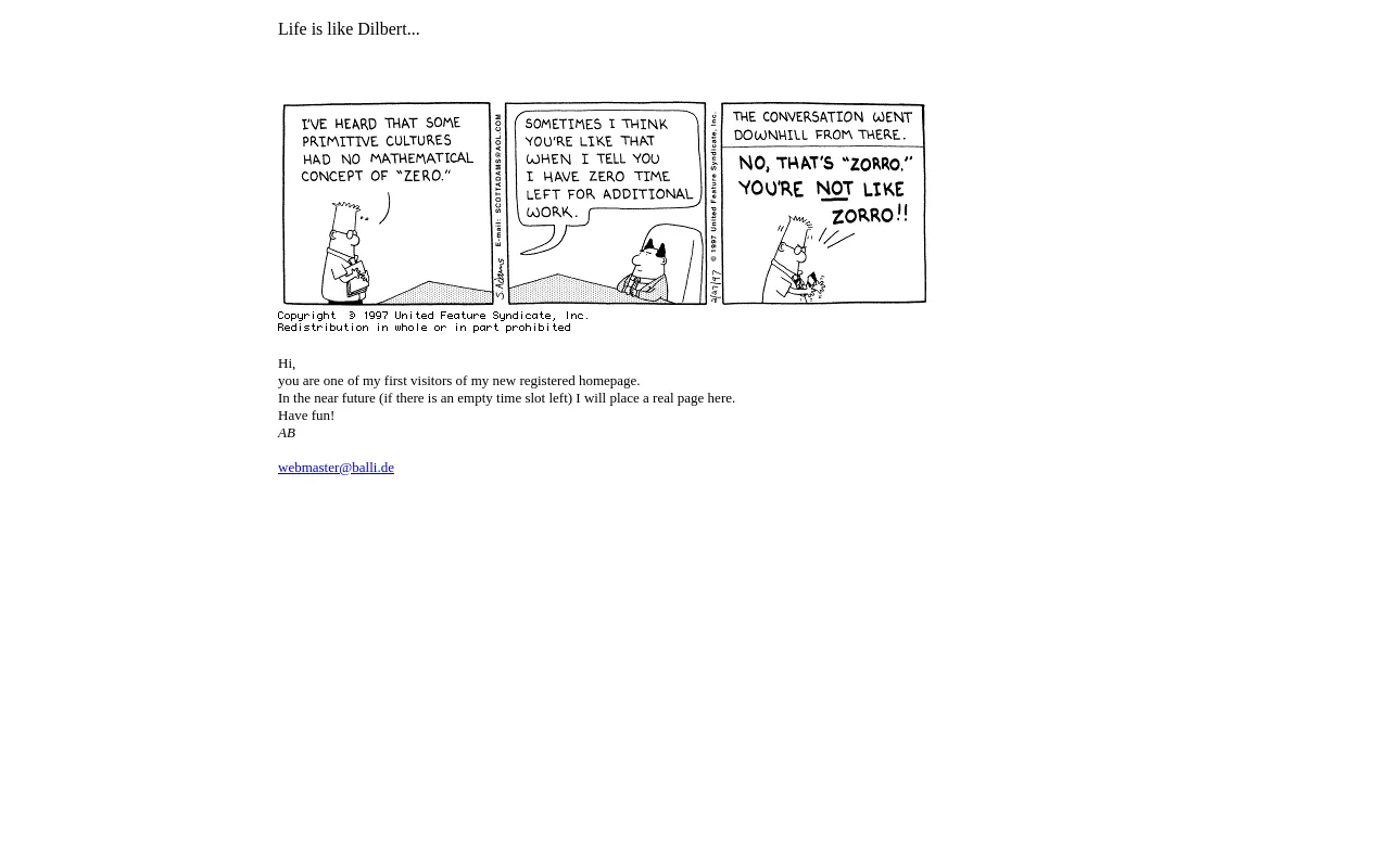 Screenshot of balli.de