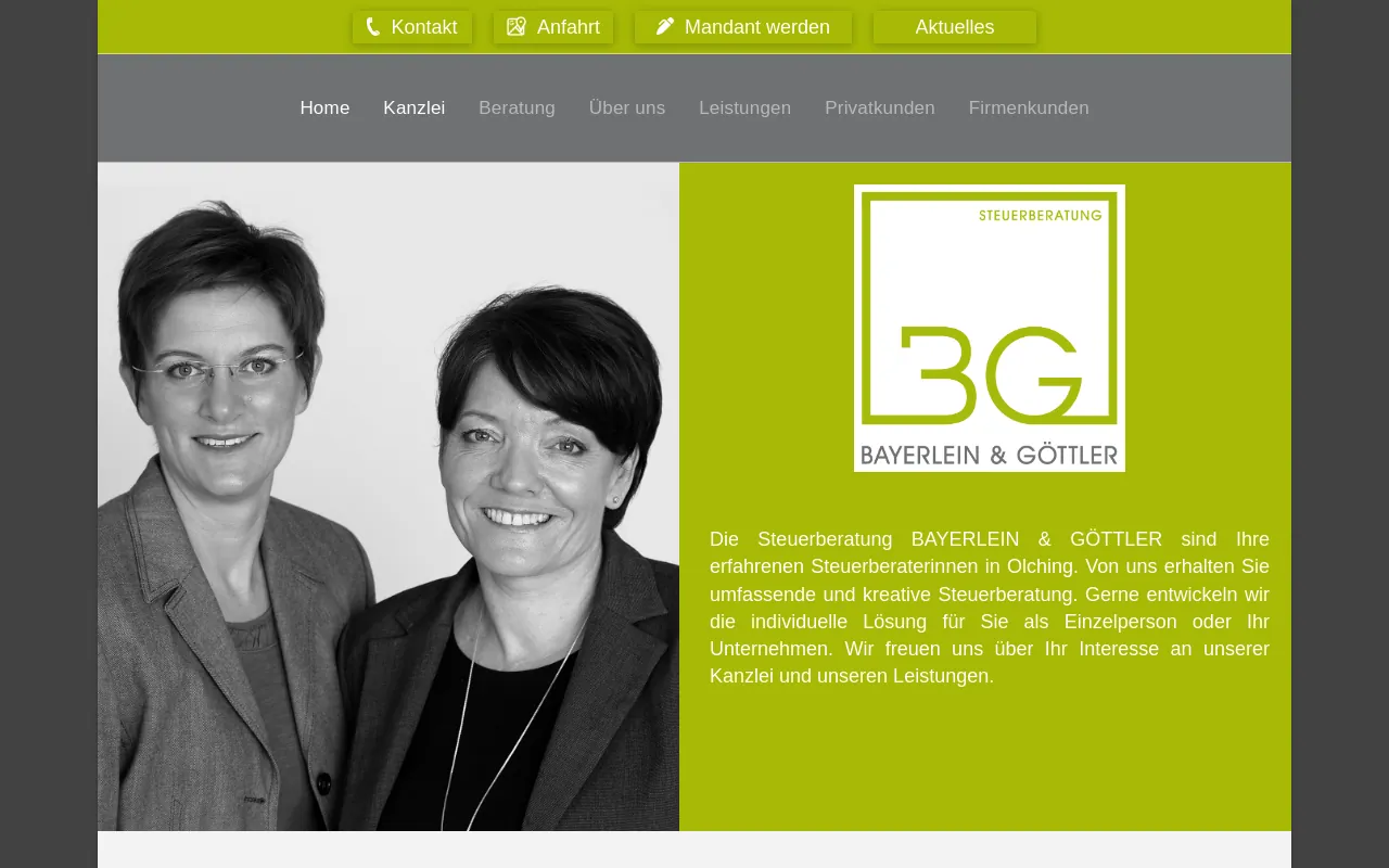 Screenshot of bayerlein-goettler.de