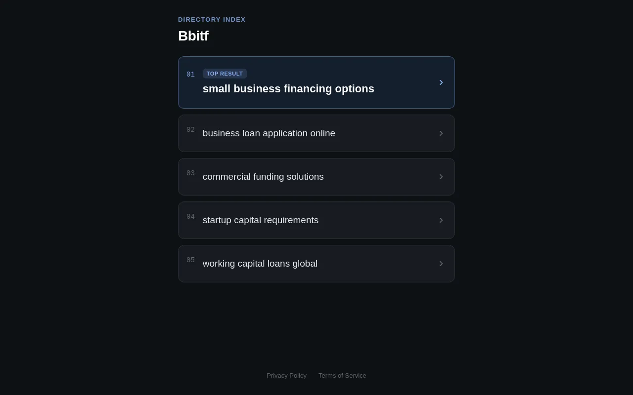 Screenshot of bbitf.com