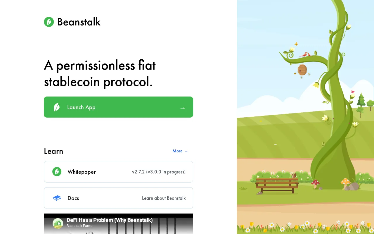 Screenshot of bean.farm