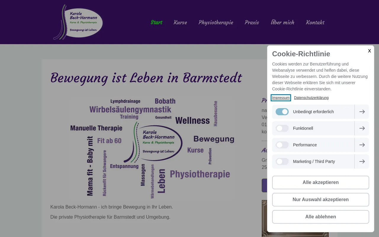 Screenshot of beck-hormann.de