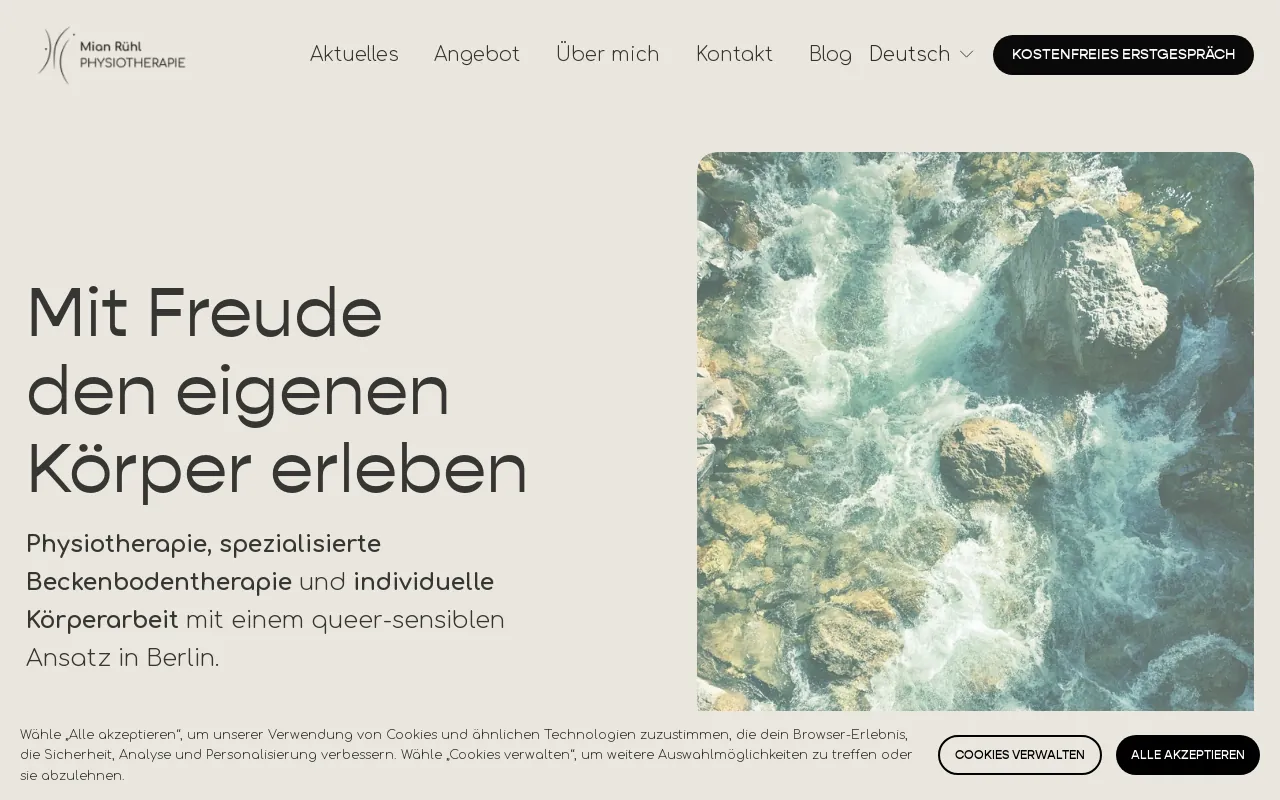 Screenshot of beckenbodenfreu.de