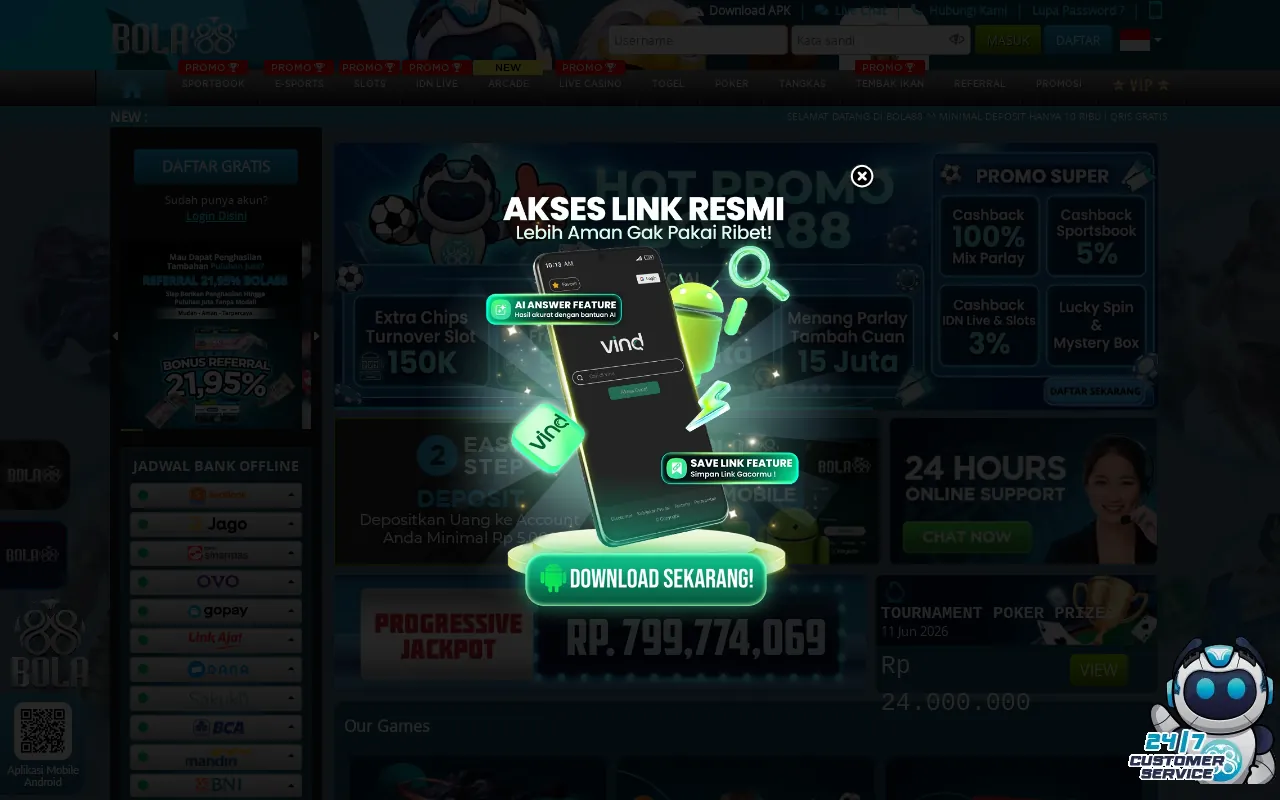 Screenshot of betbola88.biz