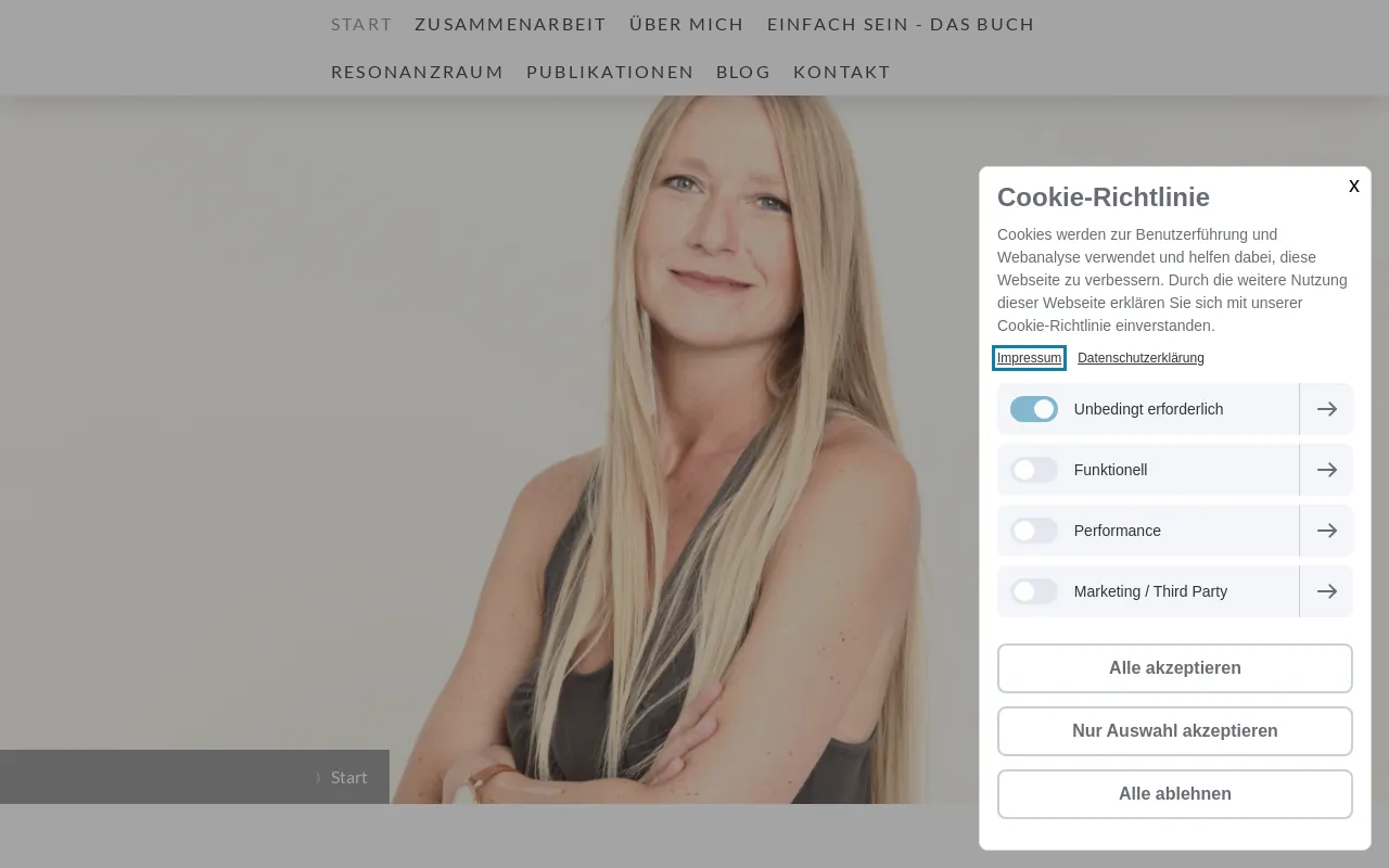 Screenshot of birgitbrauburger.de