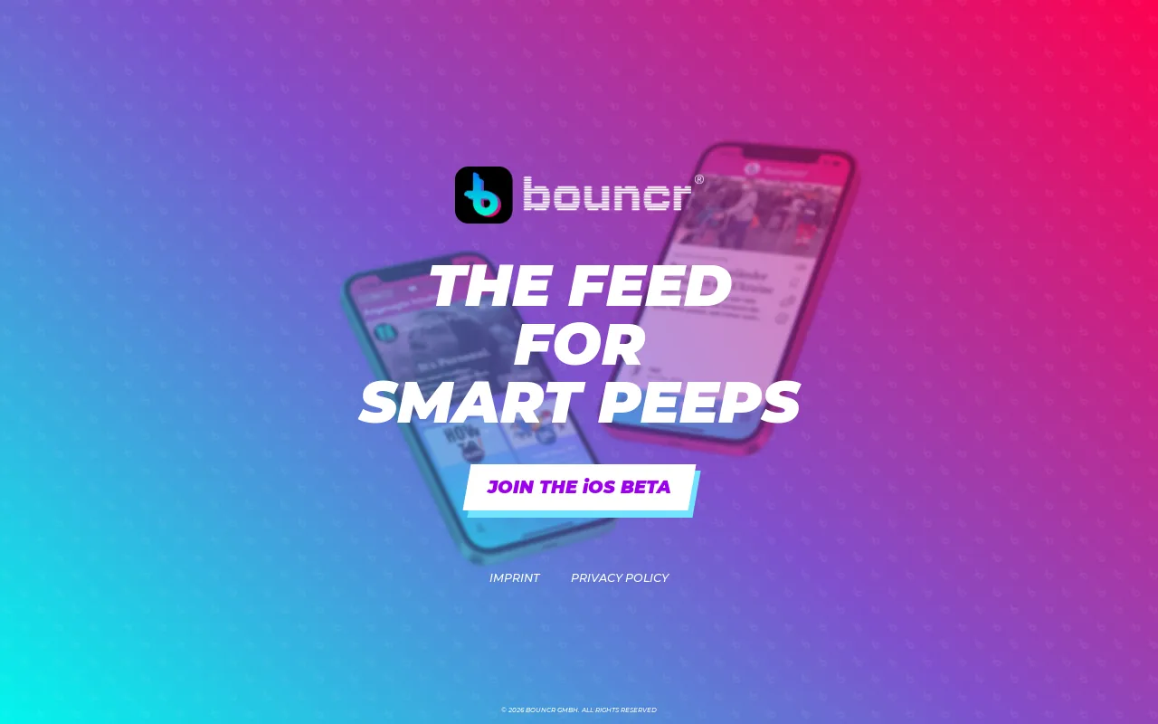 Screenshot of bouncr.com