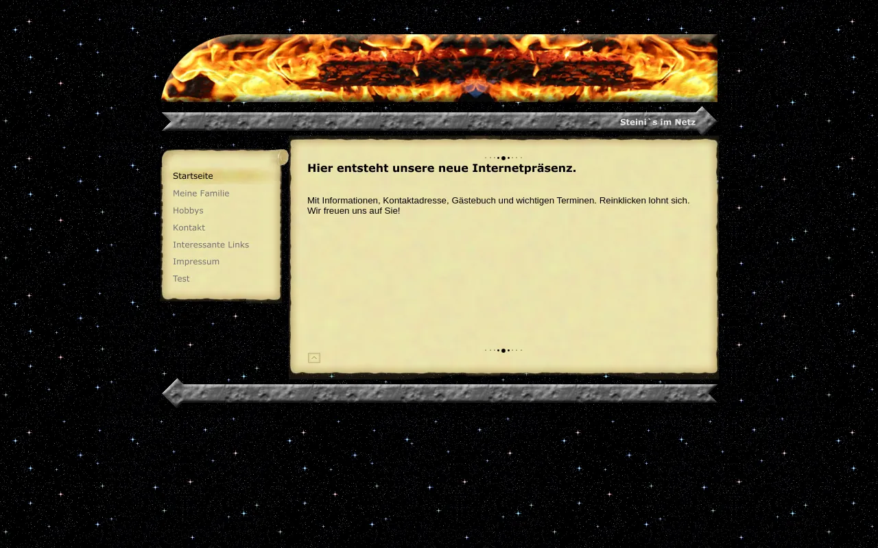 Screenshot of bsteinhauser.de