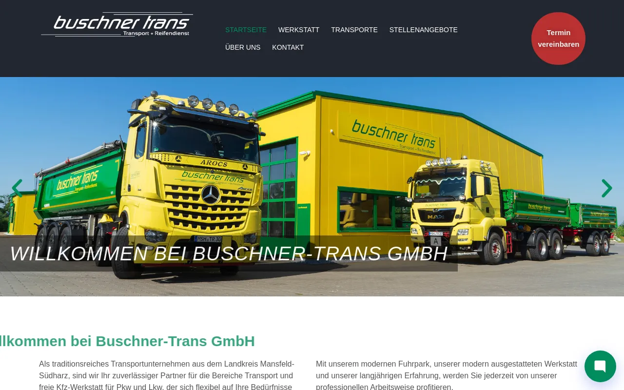Screenshot of buschner-trans.de