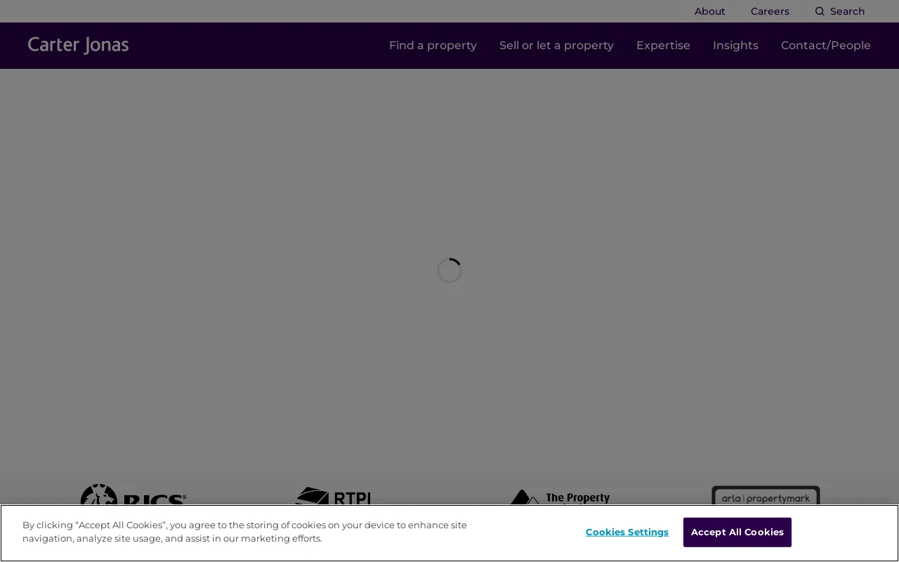 Screenshot of carterjonas.co.uk