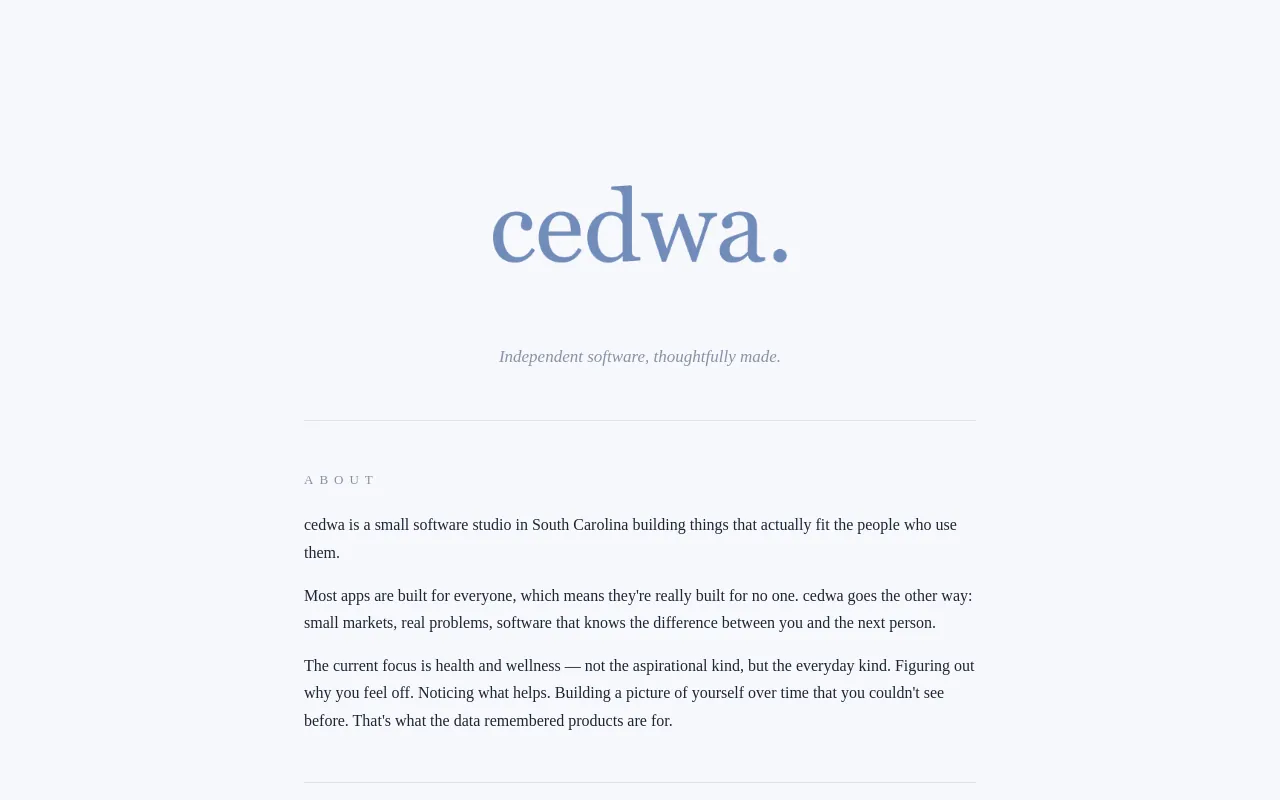 Screenshot of cedwa.us