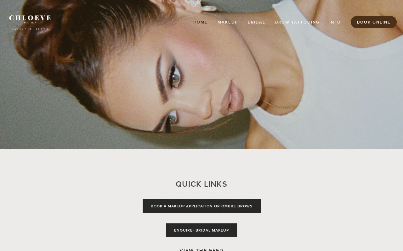 Screenshot of chloeve.com