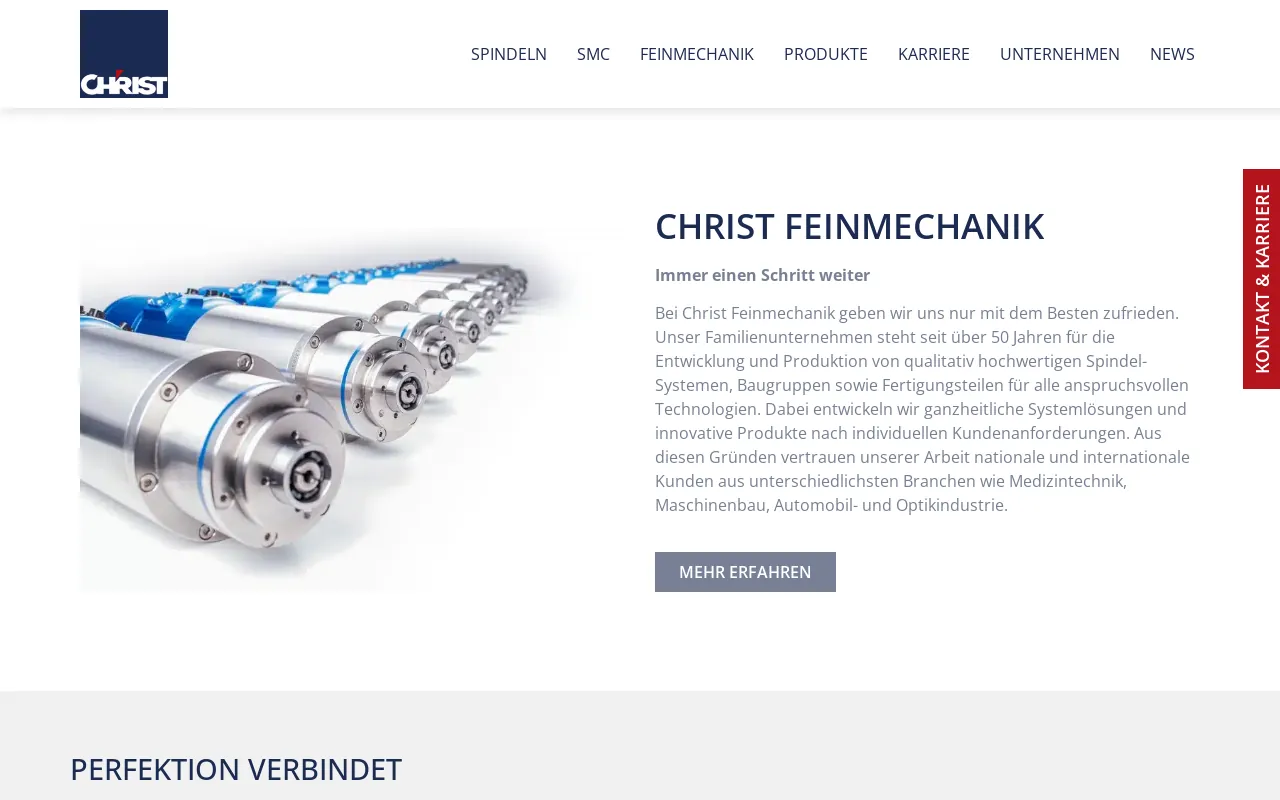 Screenshot of christ.industries