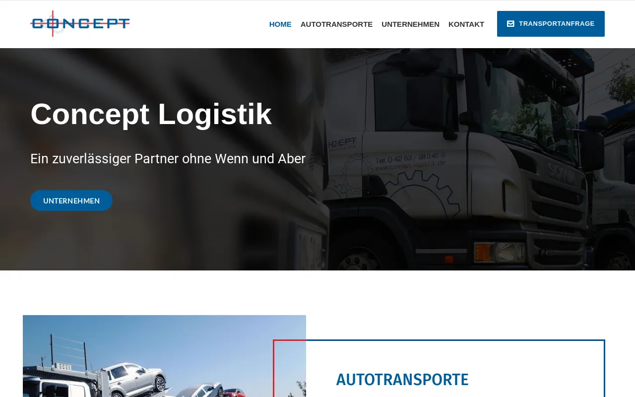 Screenshot of concept-logistik.de