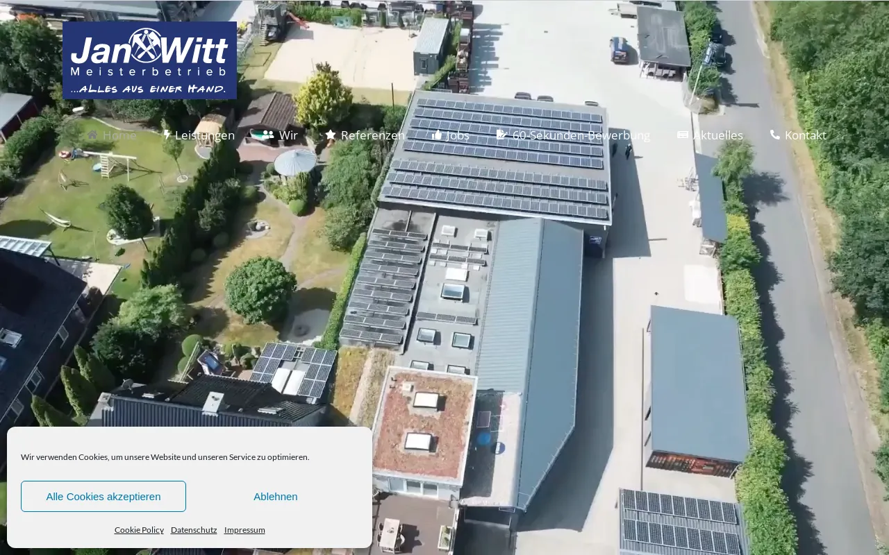 Screenshot of dachdeckerei-janwitt.de