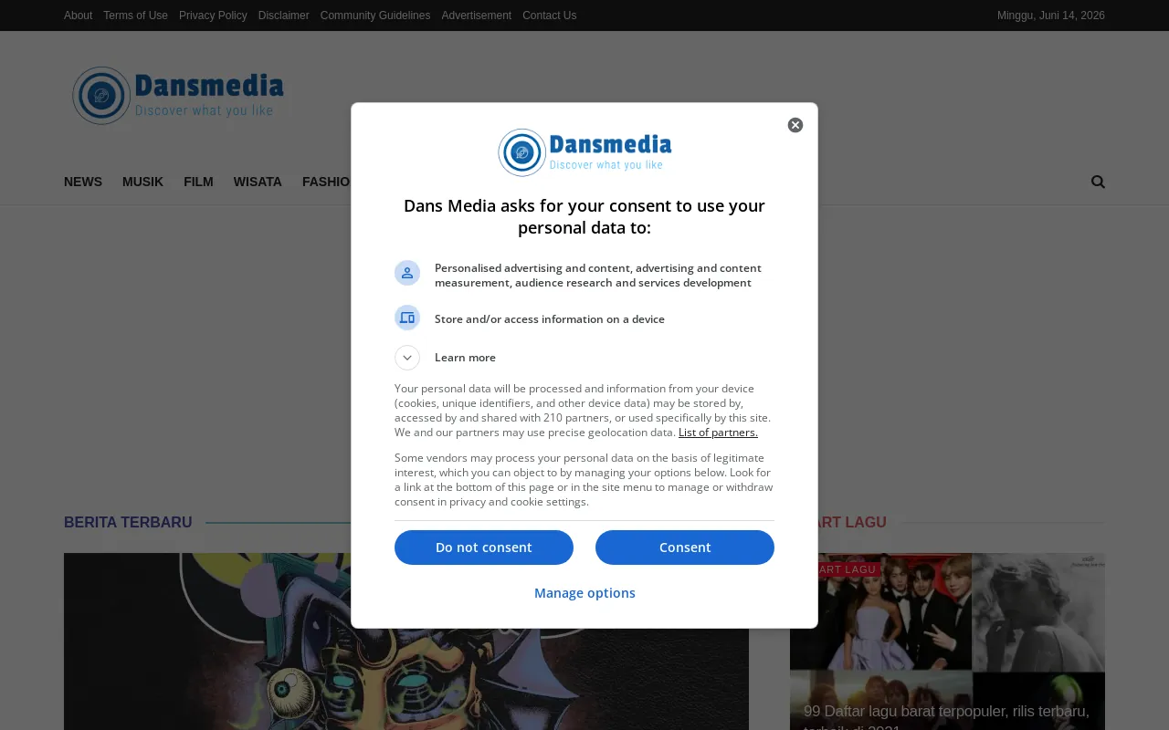 Screenshot of dansmedia.net