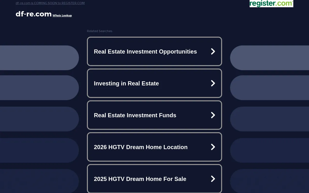 Screenshot of df-re.com