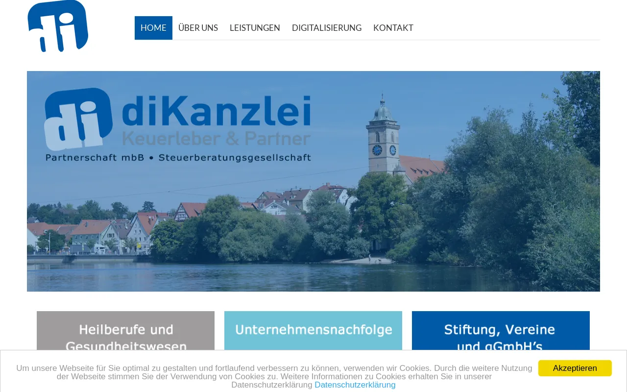 Screenshot of dikanzlei.de