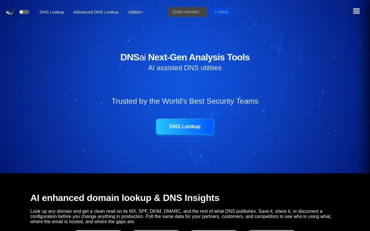 Screenshot of dnsai.com