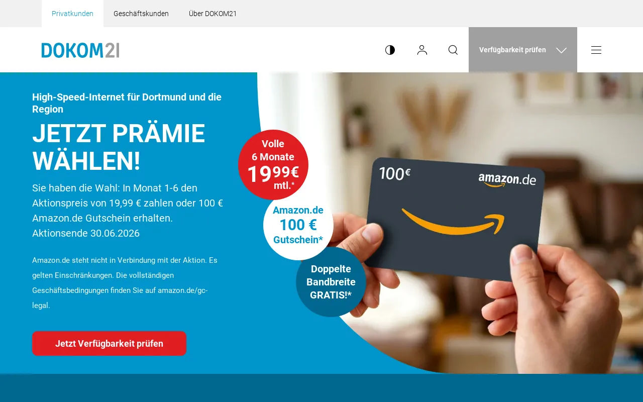Screenshot of dokom.net