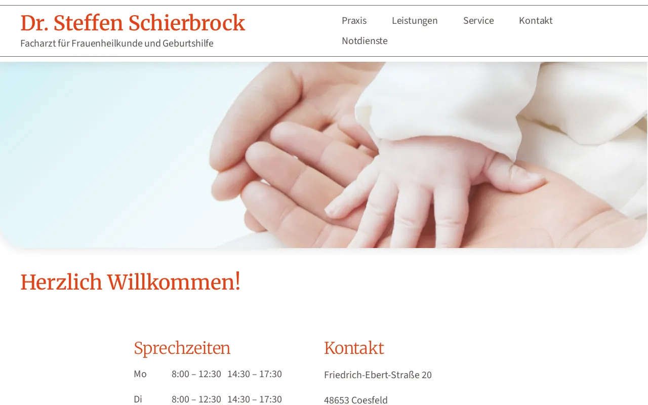 Screenshot of dr-schierbrock.de