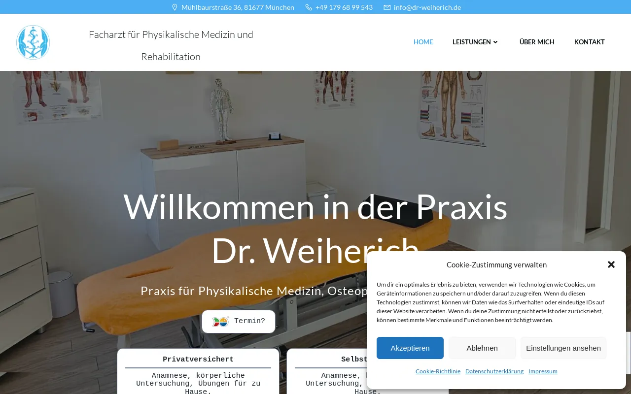 Screenshot of dr-weiherich.de