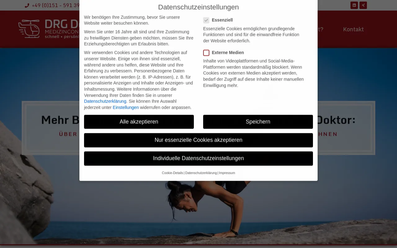 Screenshot of drg-doktor.de