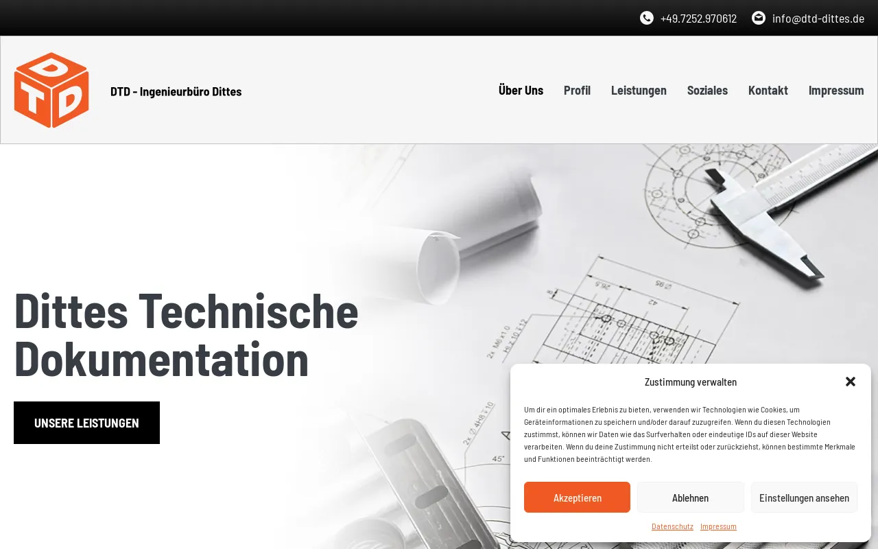 Screenshot of dtd-dittes.de