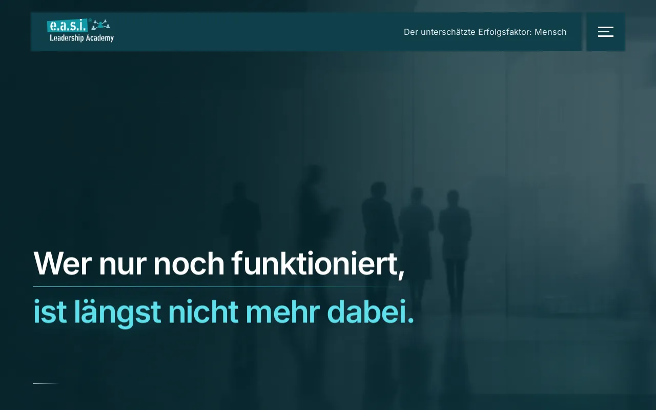 Screenshot of easi-leadership.de