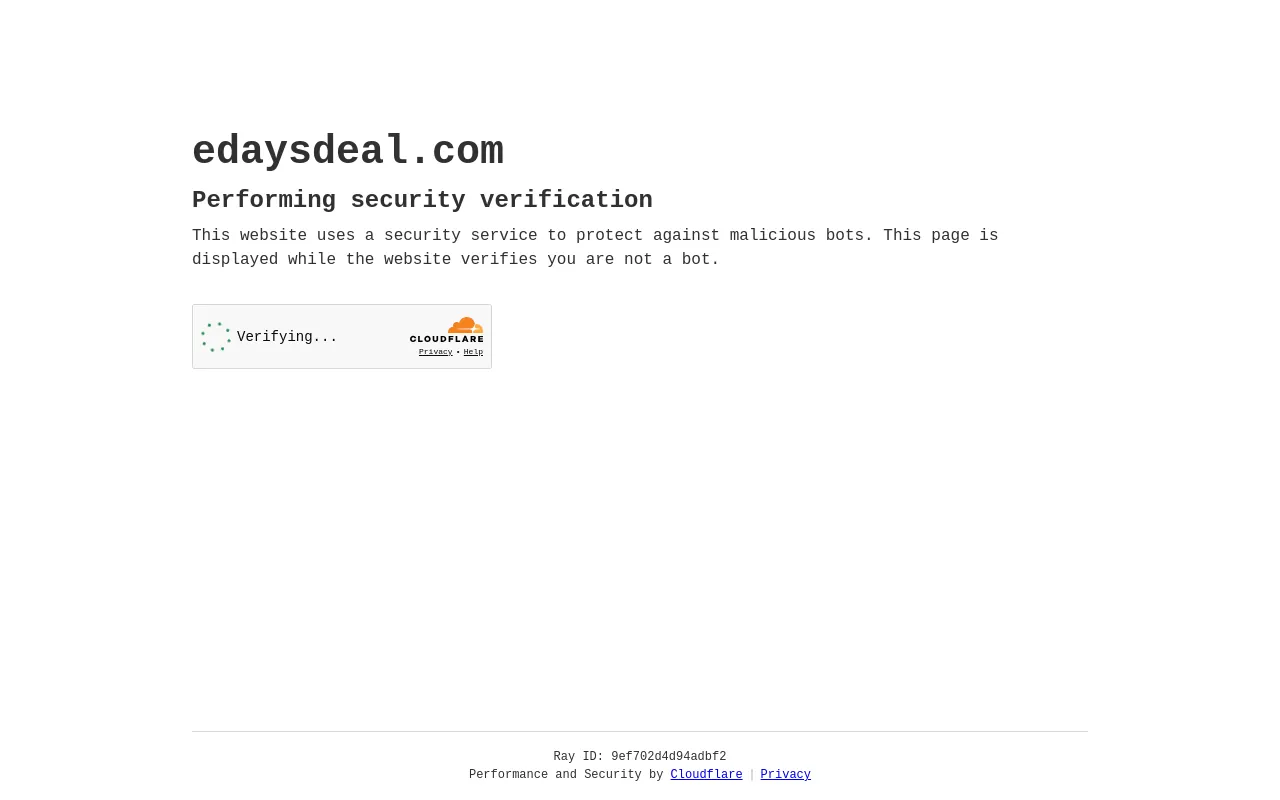Screenshot of edaysdeal.com