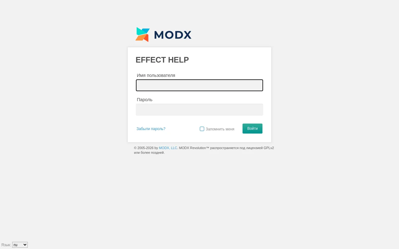 Screenshot of effect-help.ru