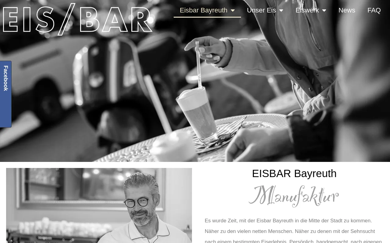 Screenshot of eisbar-bayreuth.de