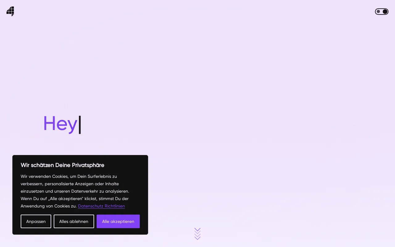 Screenshot of faktorvier.ch