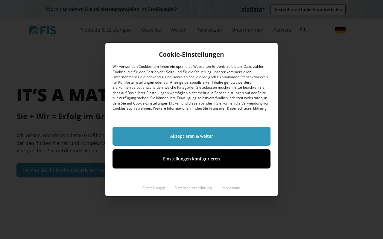 Screenshot of fis-gmbh.de