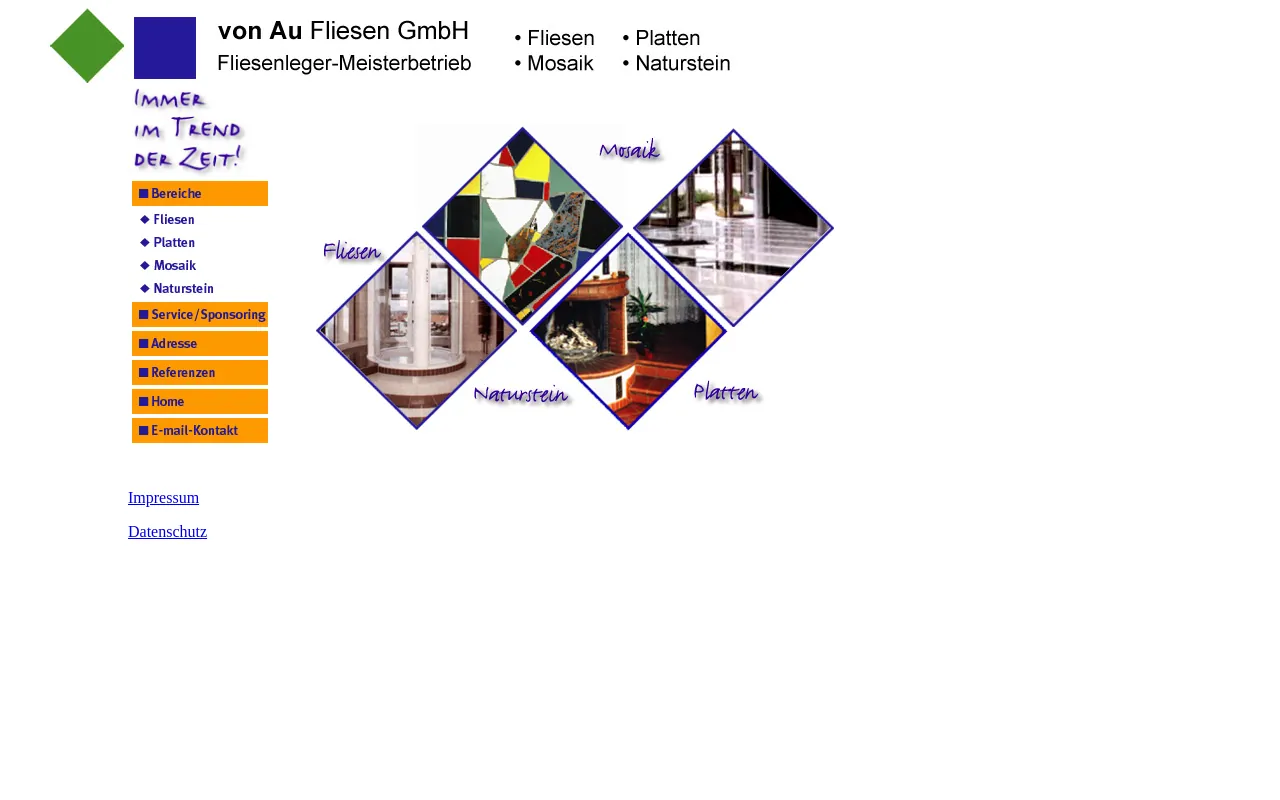 Screenshot of fliesen-vonau.de