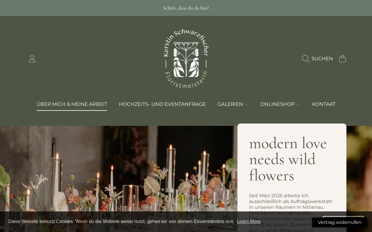 Screenshot of floralesundgeschriebenes.de